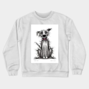 Fuzzy dog Crewneck Sweatshirt